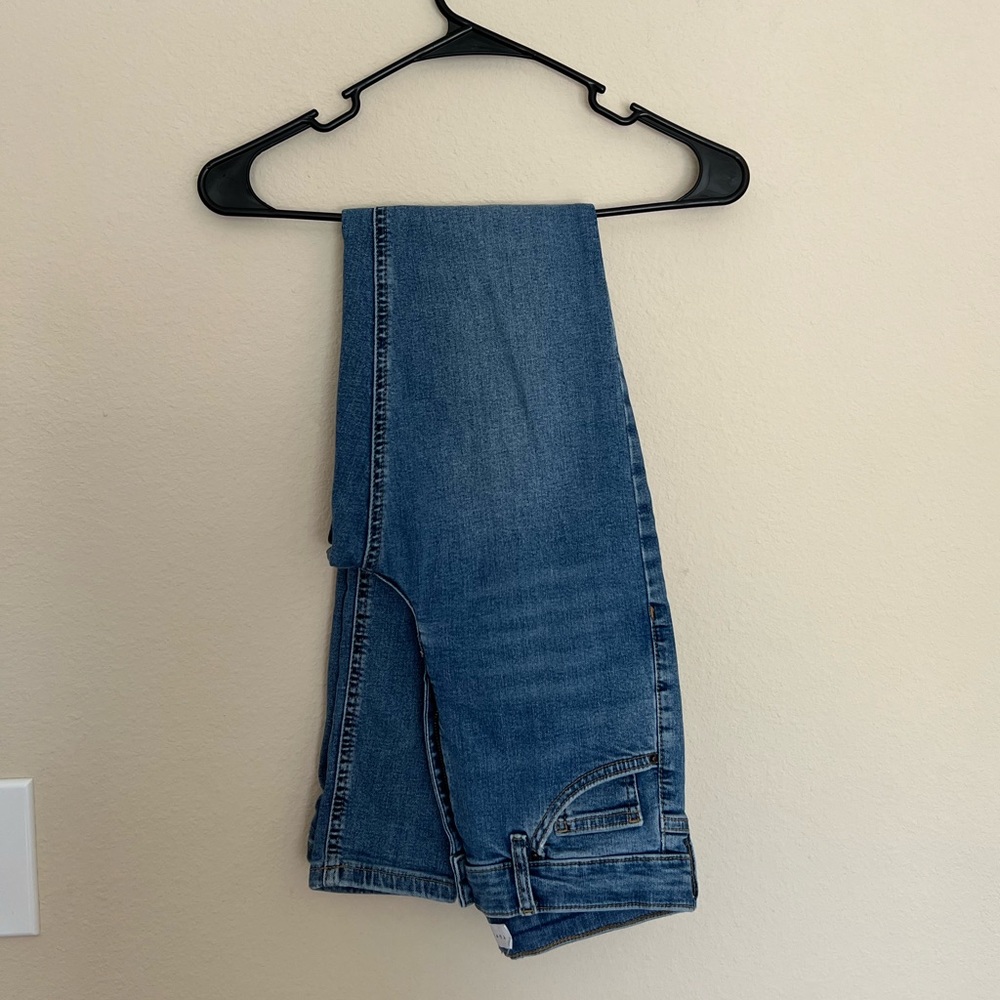 Topshop Tall Jamie Jeans mid blue